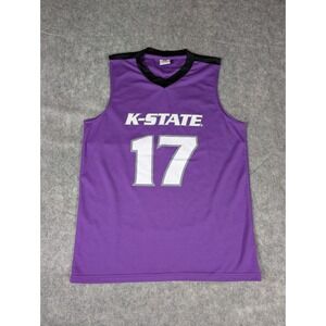 K-STATE Wildcats Basketball Jersey Purple Number 17 Men's Size M Synergy Imports